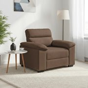 Poltrona Marrone 100x81x84 cm in Tessuto 4105291
