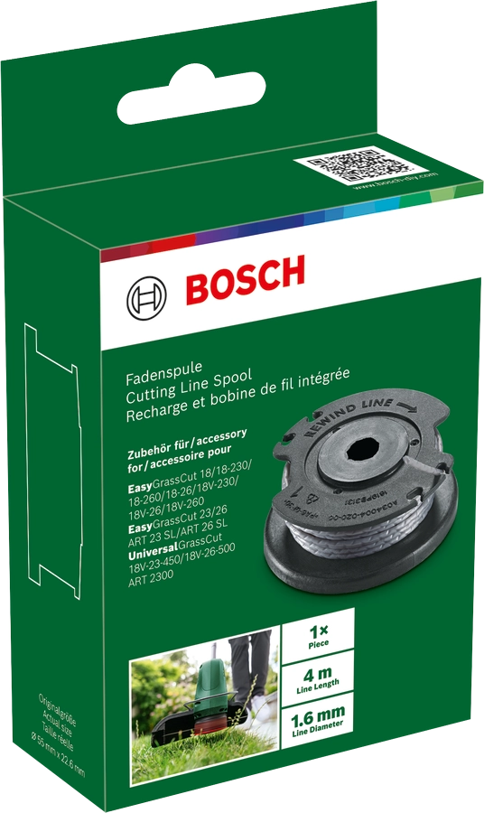 F016800569 - BOBINA DI FILO DA TAGLIO BOSCH HOBBY DA 4 m