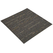 Piastrella per Tappeto Striato Marrone Chiaro 50 x 50 cm 20 pz CFW9329193