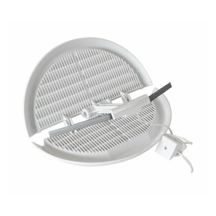 GRIGLIA PIEGHEVOLE IN PLASTICA- Bianco D. 140 mm- VECAM- pezzi 1