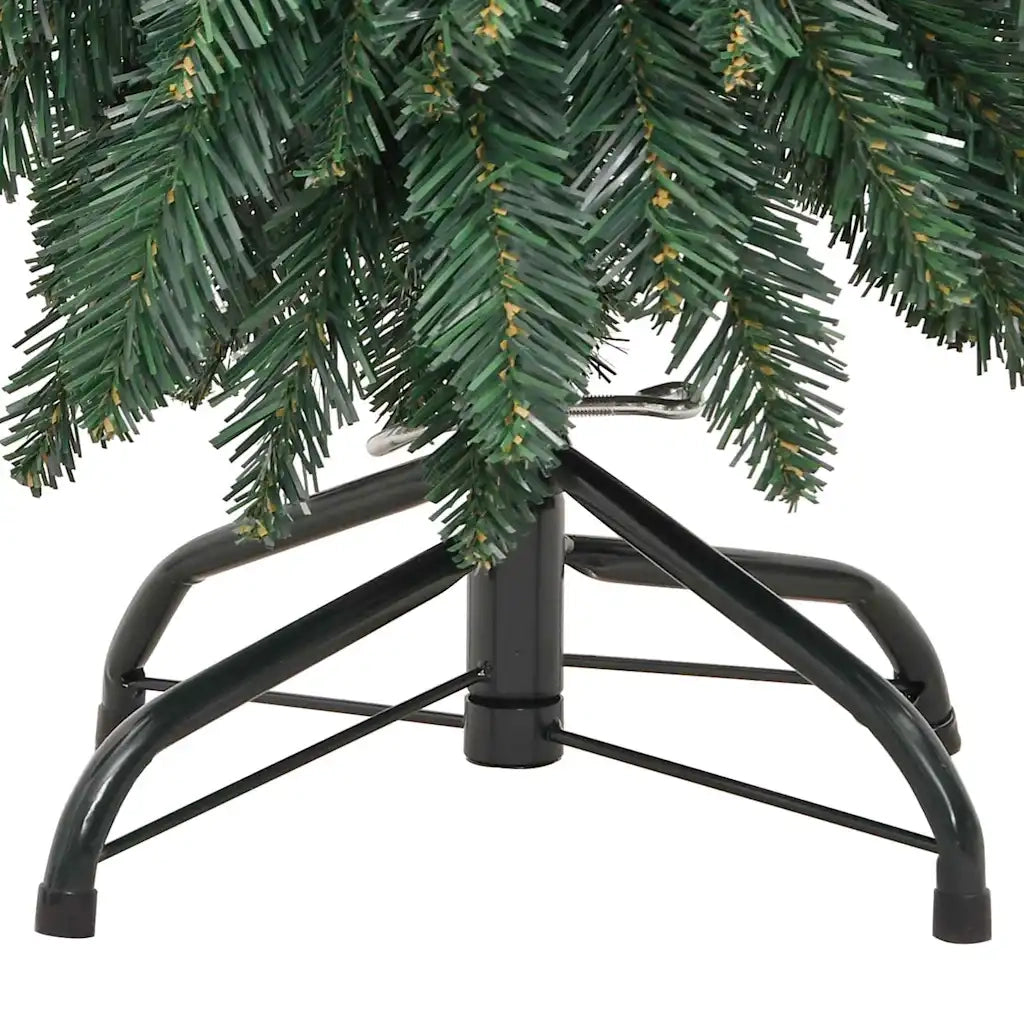 vidaXL Albero di Natale Artificiale Preilluminato con 60 LED 120 cm