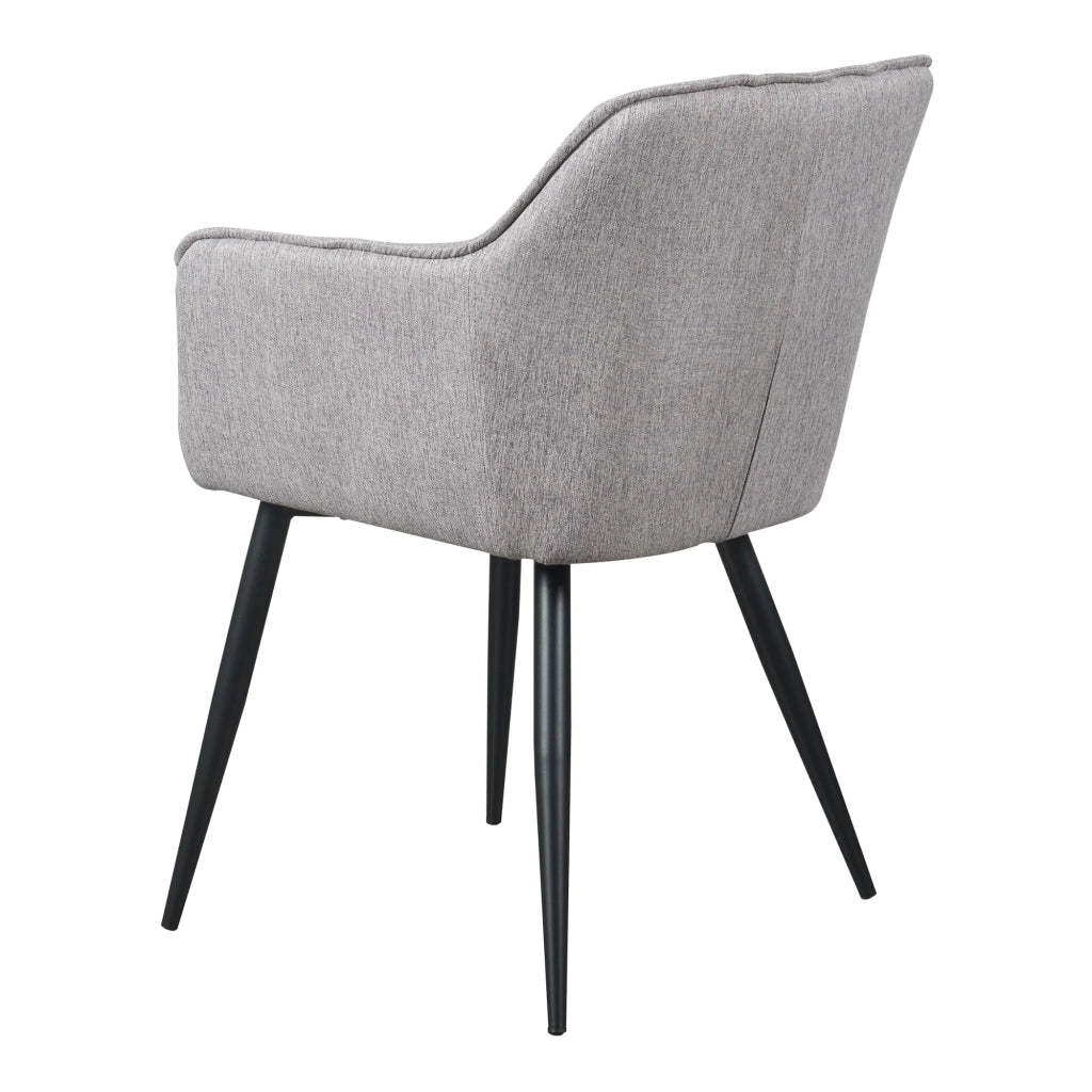 Set di 4 sedie da pranzo dal design moderno e robusto 81 x 57 x 53 cm grigio 03_0009803