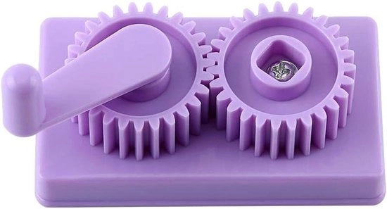 Pinza per quilling in blu per la formazione precisa e semplice di fogli di carta ondulati in progetti di artigianato creativo