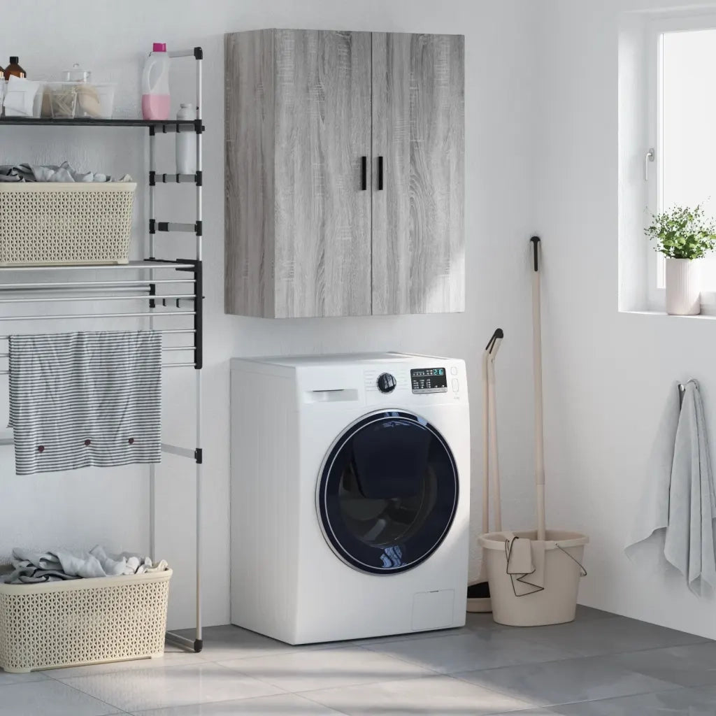 Armadietto a Muro | Mobile a Parete Grigio Sonoma 69,5x34x90 cm