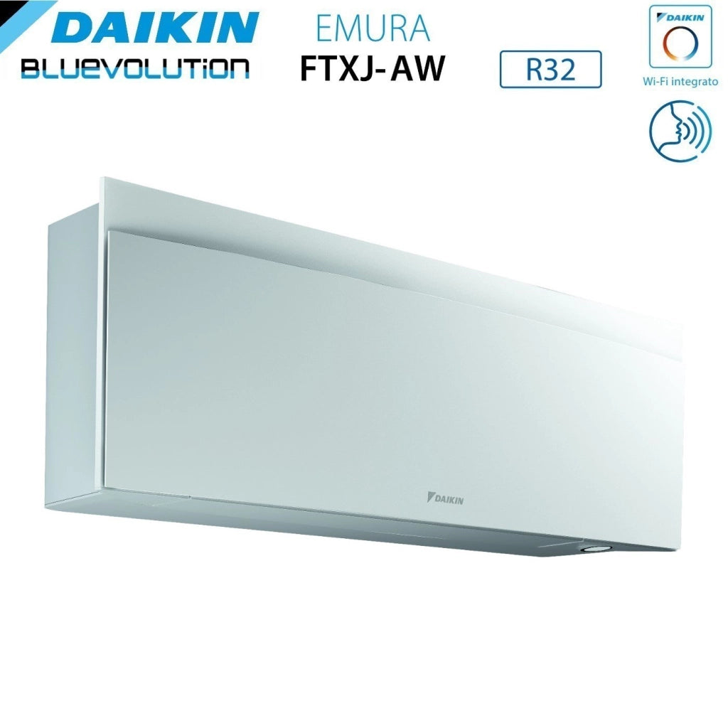Climatizzatore Condizionatore Daikin Bluevolution Quadri Split Inverter serie EMURA WHITE III 7+7+7+12 con 4MXM68N R-32 Wi-Fi Integrato 7000+7000+7000+12000 Colore Bianco Opaco - Garanzia Italiana