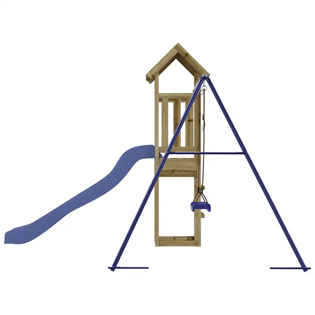 Set da Gioco da Esterno in Legno di Pino Impregnato CFW6282526