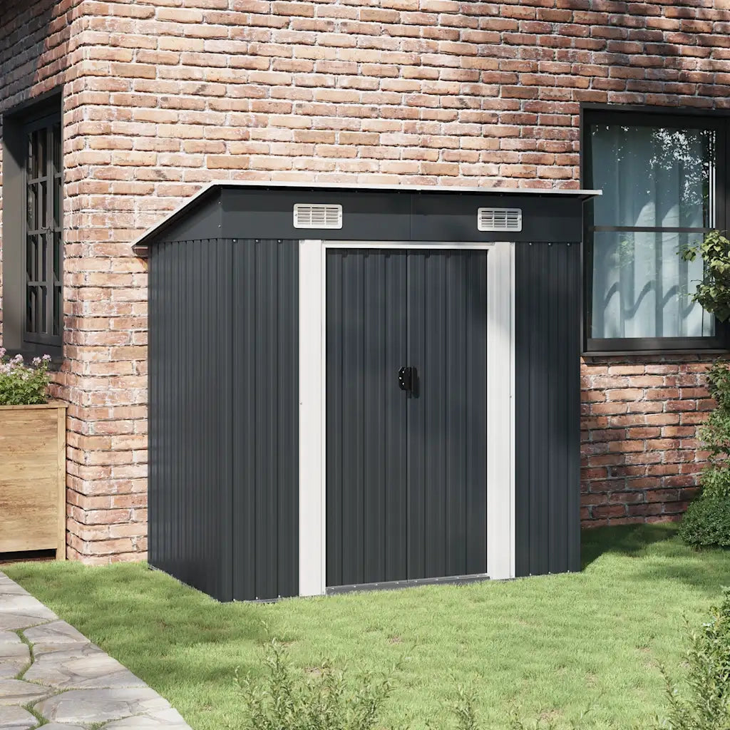 Capanno da Giardino Antracite in Acciaio cod mxl 65873