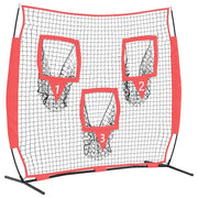 Rete da pratica per baseball Nero 214,5 x 89,5 x 181 cm CFW3675731