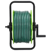 Avvolgitubo Autonomo Verde con Set Raccordi Tubo 0,5" 30 m PVC CFW4723355