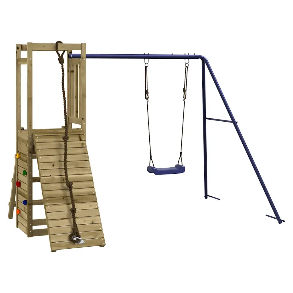 Set da Gioco da Esterno in Legno di Pino Impregnato CFW7147975