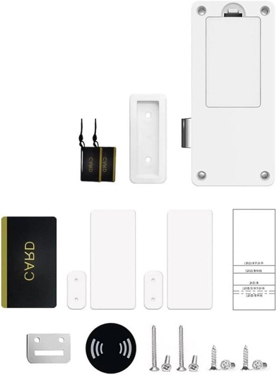 Sistema di chiusura intelligente per armadi con porta singola/doppia - Chiusura elettronica con App e tecnologia IC-chip per carta NFC - Cassetto armadio, postino, tecnologia di sicurezza