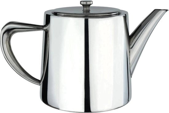 Pentola da tè in acciaio inossidabile - 13 litri - finitura specchiata - 4-5 tazze