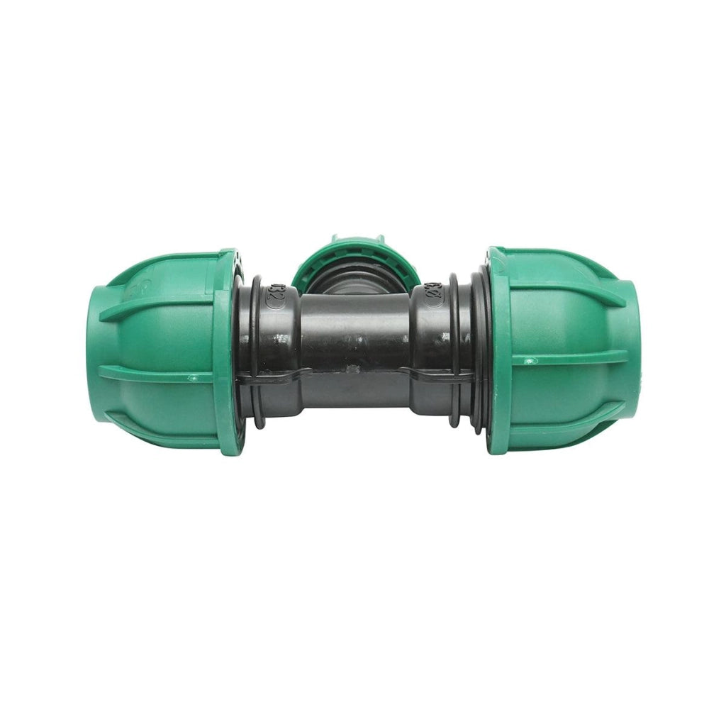 Raccordo a Compressione a "T" PN16-32mm X 20mm X 32mm per sistemi irrigazione Raccordo/Manicotto/Connettore Giunto a T per tubo irigazione