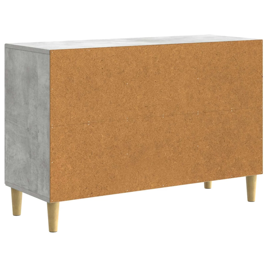 Credenza | Madia | Buffet da pranzo | Armadio da pranzo Grigio Cemento 89 x 34,5 x 60 cm Legno ingegnerizzato
