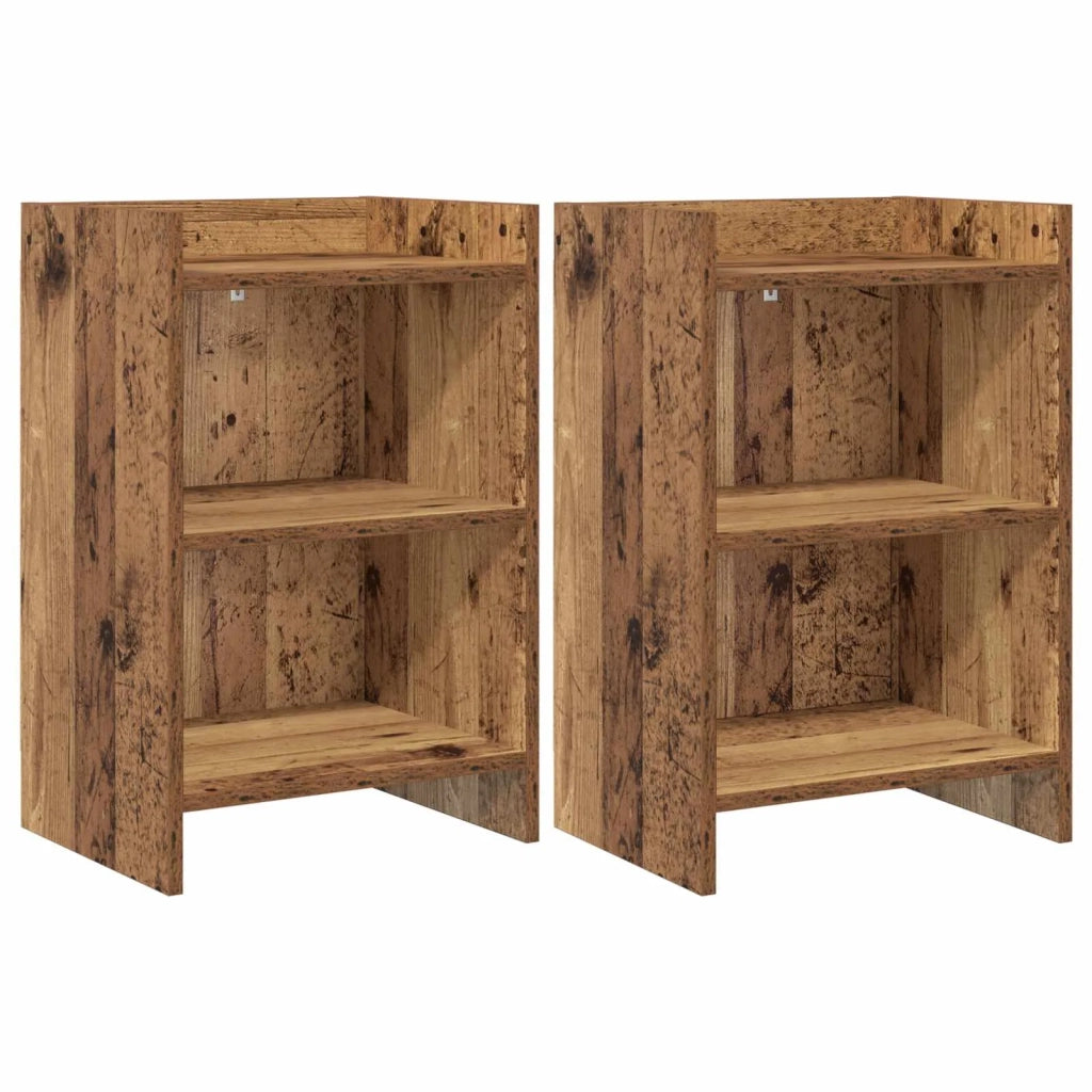 Comodini 2 pcs Legno antico 40 x 30 x 60 cm 8011008