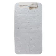Trade Shop - Tappeto In Pvc Antiscivolo Per Vasca Da Bagno Doccia 70x37cm Effetto Geometrico 59619 -