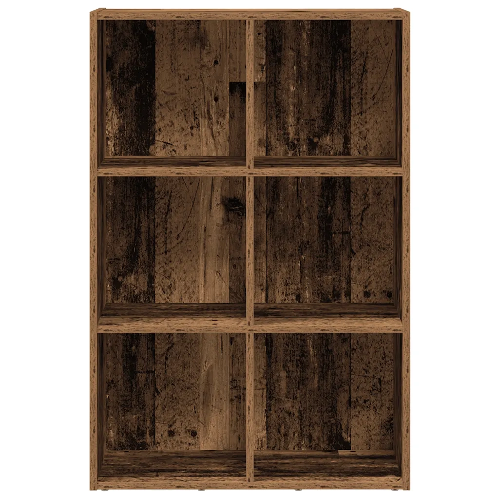 Libreria-Credenza-Armadietto Portaoggetti Legno Antico 66x30x98 cm Legno Multistrato