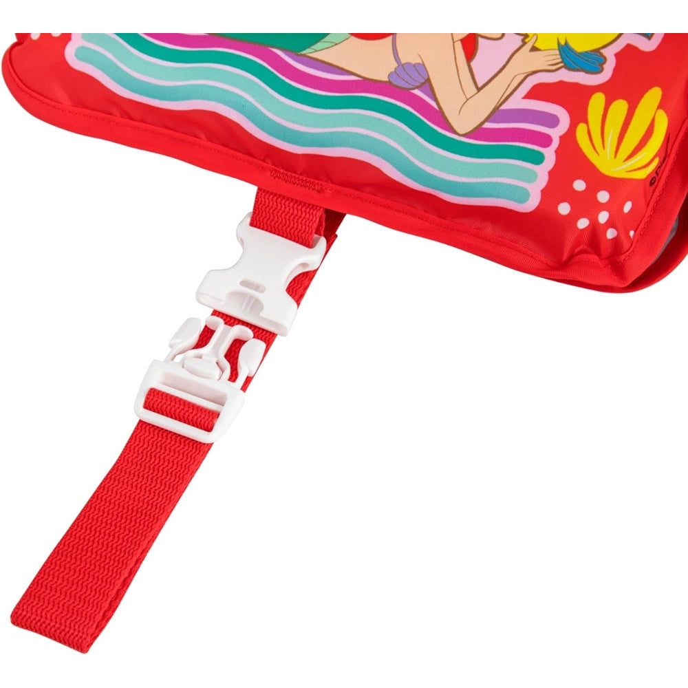 Trade Shop - Giubbetto Salvagente Nuoto Sirenetta Ariel Gilet Con Braccioli Bambini 3-6 Anni ‎9101i -