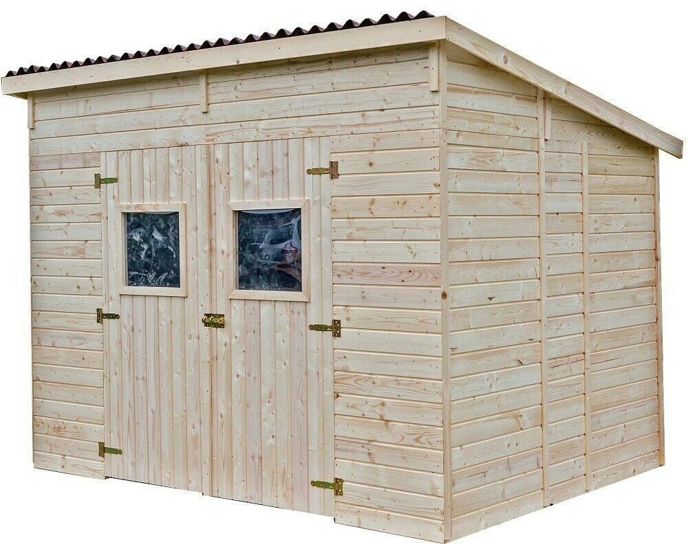 CASETTA FORESTA IN LEGNO MASSELLO A PANNELLI 16 MM 280X200 SENZA PAVIMENTO