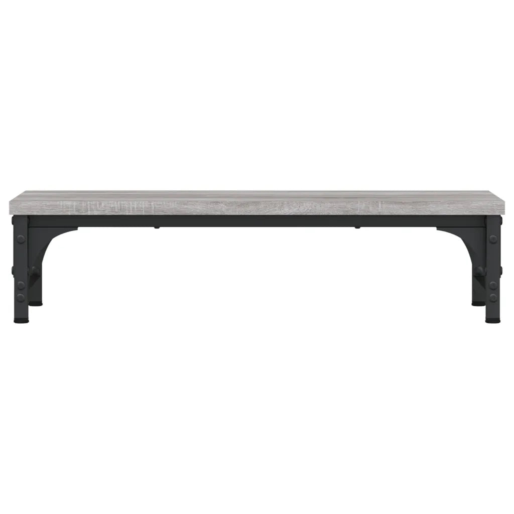 Supporto per Monitor Grigio Sonoma 55x23x14cm Legno Multistrato 834003