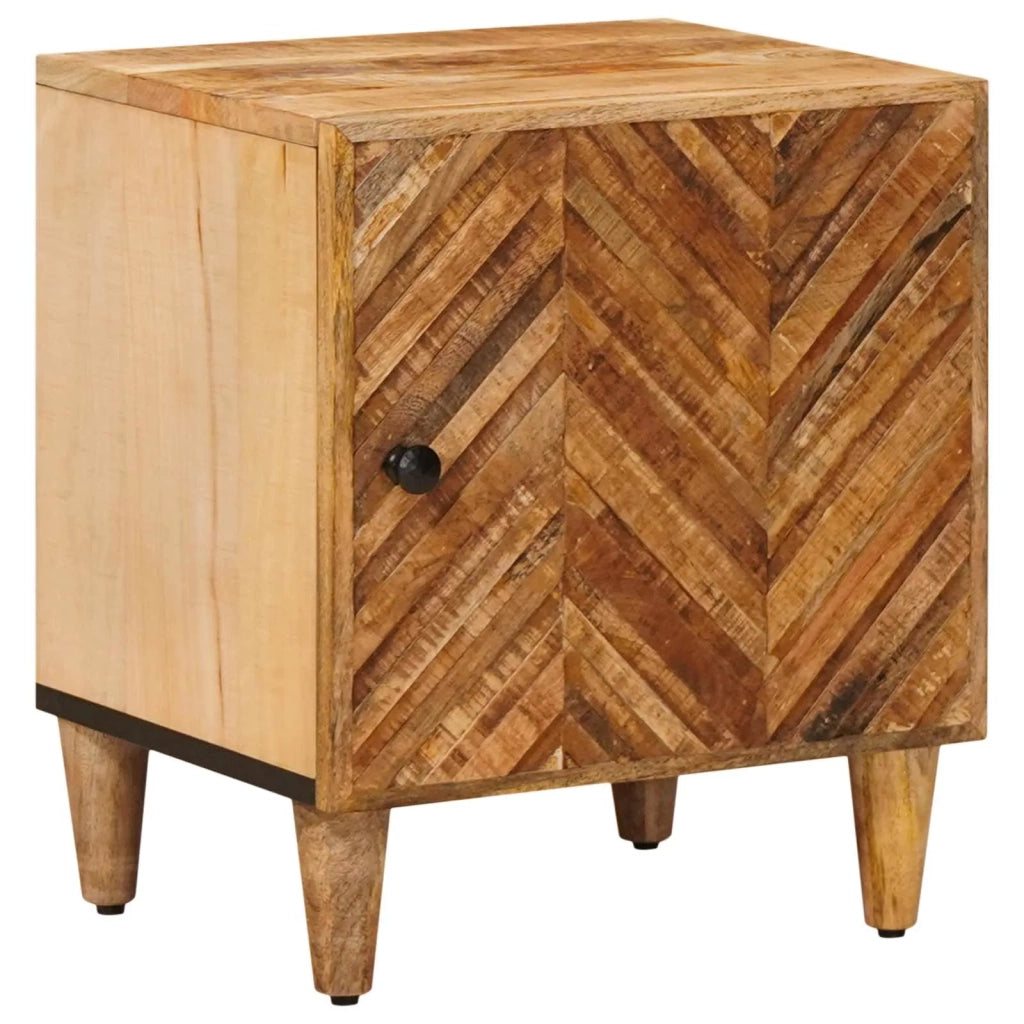 Comodino Marrone 40 x 33,5 x 46 cm Legno di mango massello