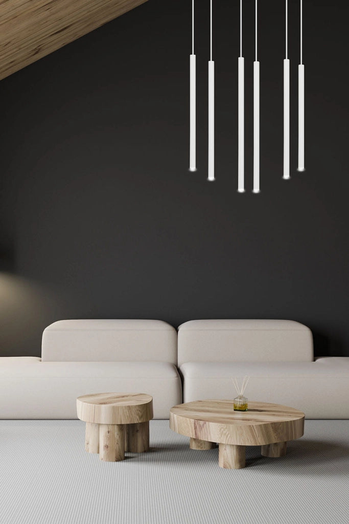 Lampadario Emibig Selter 6 Bianco metallo 6xG9 IP20