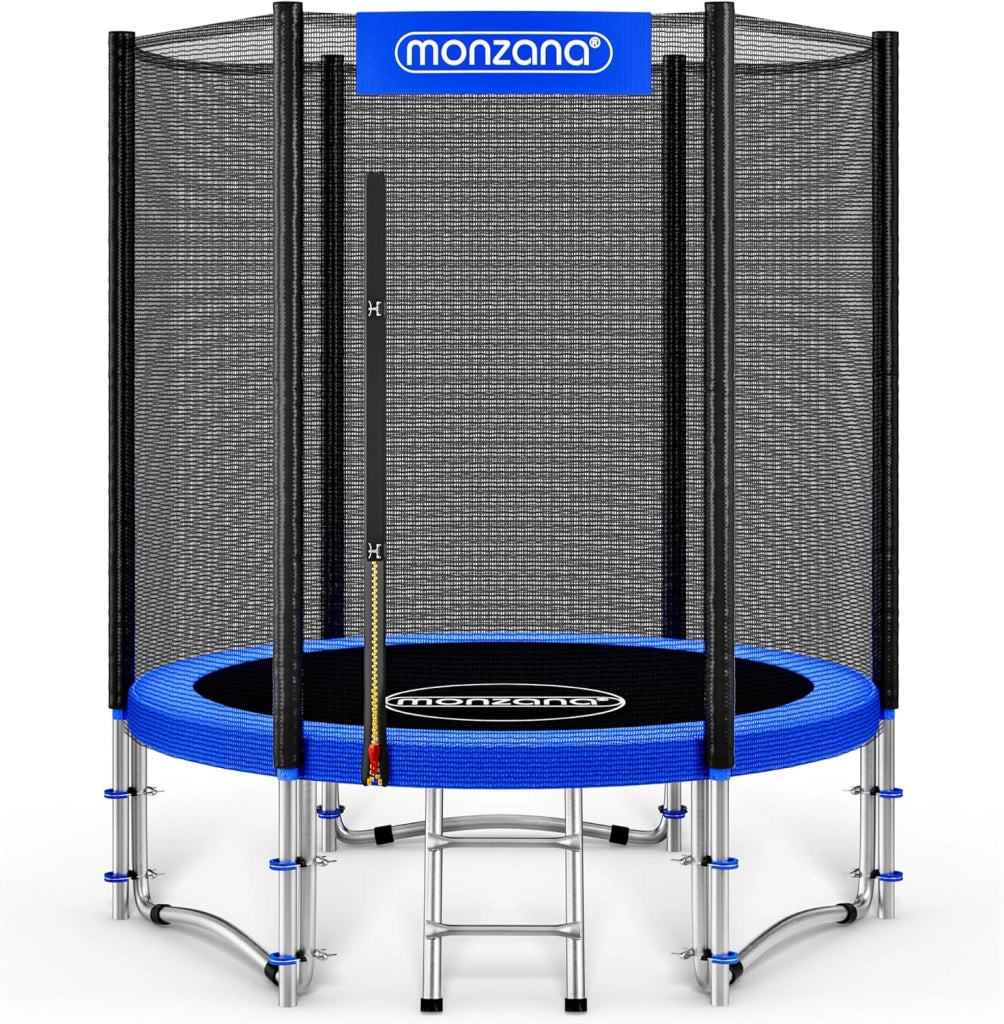 ® Trampolino Ø 183-427cm Set Completo Tappeto Elastico Rete Sicurezza Trampolino Elastico