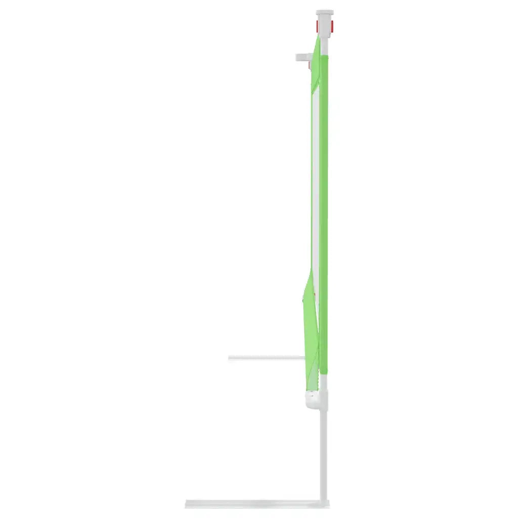 Sponda Letto di Sicurezza per Bambini Verde 200x25cm in Tessuto 10197