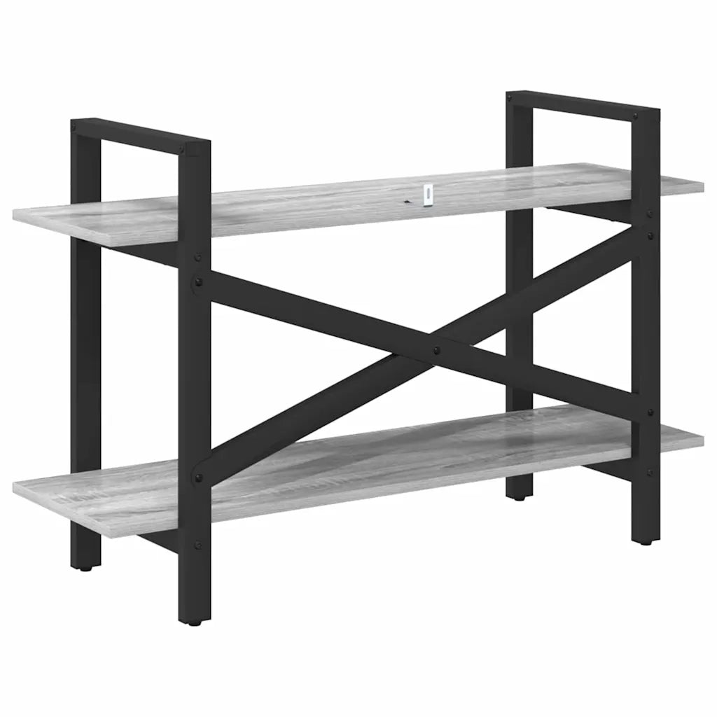 Libreria Grigio Sonoma 100 x 33,5 x 64 cm Legno multistrato 883955