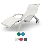 Lettino prendisole da giardino SERENDIPITY CHAISE in polietilene, da interno/esterno - Lettino Prendisole Da Giardino Serendipity Chaise In Polietilene, Da Interno/esterno Versione Con Supporto Da Esterno