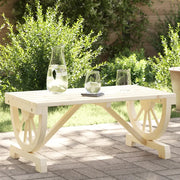 Tavolino da Giardino-Tavolo da Esterno-Tavolino da Patio 90x50x40 cm in Legno Massello di Abete 895846