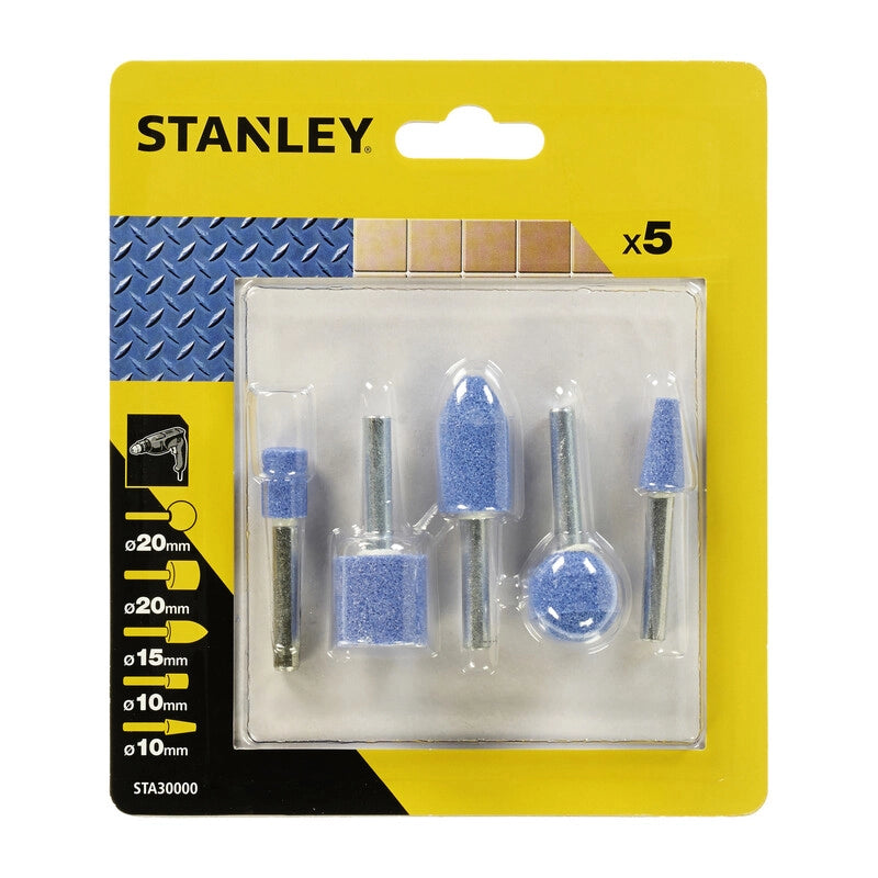 PIRANHA STANLEY STA30000 (X30000) 5 MOLE SMERIGLIO- STANLEY- 1,0 confezione