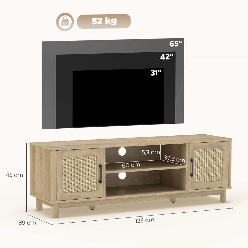 Mobile TV ¨C zephmum ¨C Rovere, Rattan, 135 cm