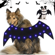 Costumi per animali domestici - Vleugelli LED - Decorazione di Halloween - Cosplay - 19x48 cm - Velluto di alta qualità