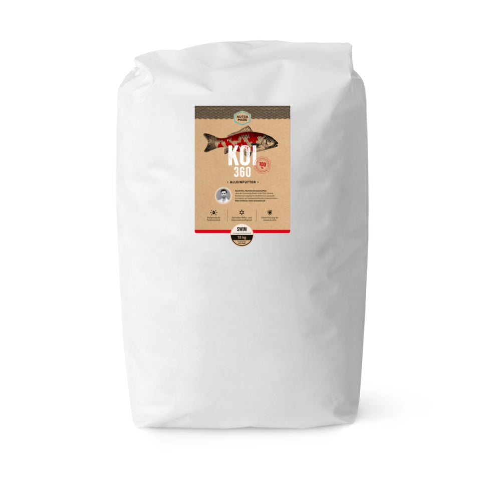 Nutramare Koi360 Swim Ø4,5mm 10kg - pellet galleggianti Premium per carpe di taglia media