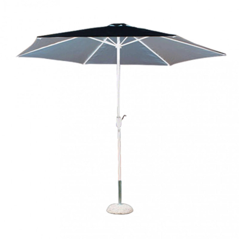 OMBRELLONE POLY ECO Ø 3 TELO GRIGIO