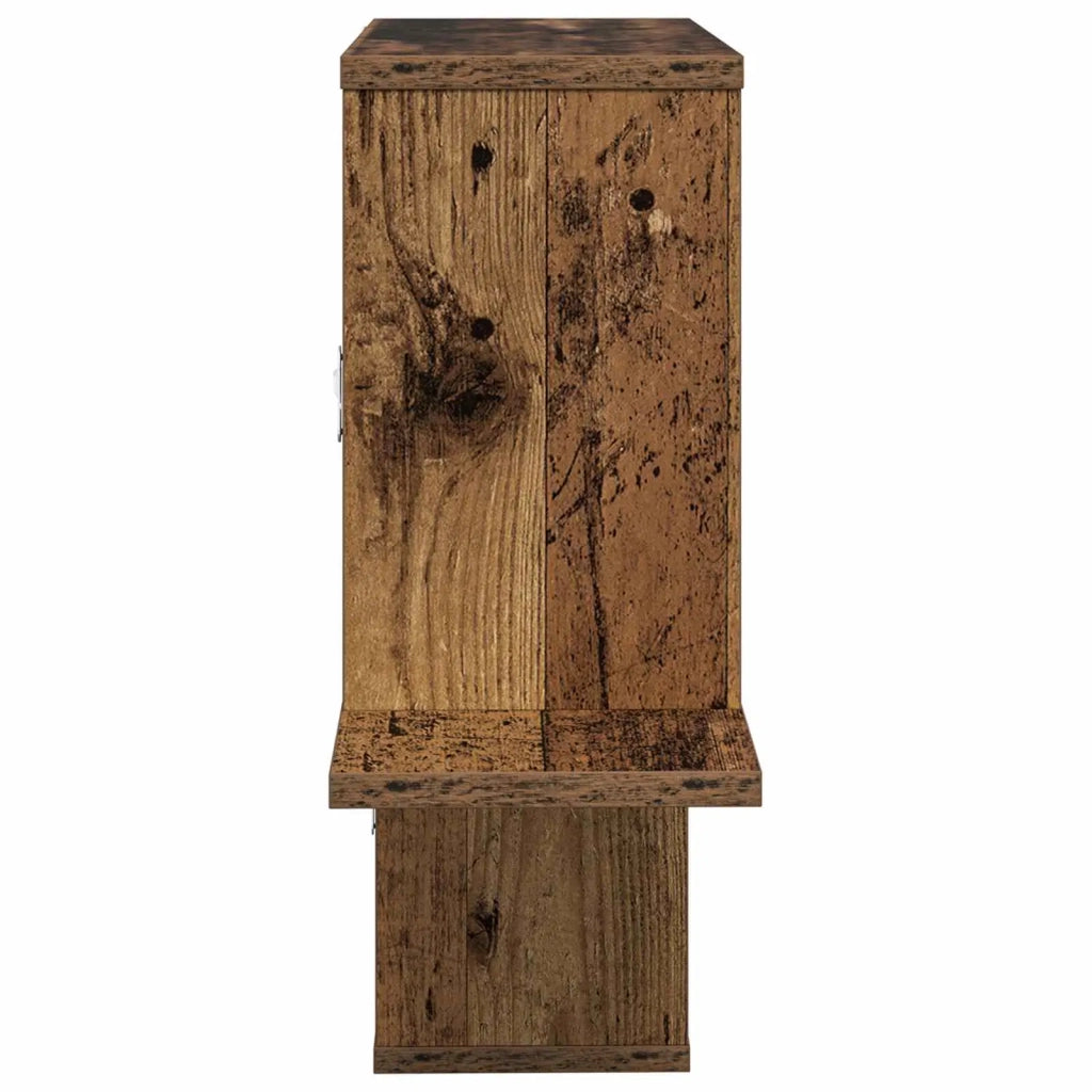 Scaffale da parete Legno antico 122 x 18 x 60 cm 8012186