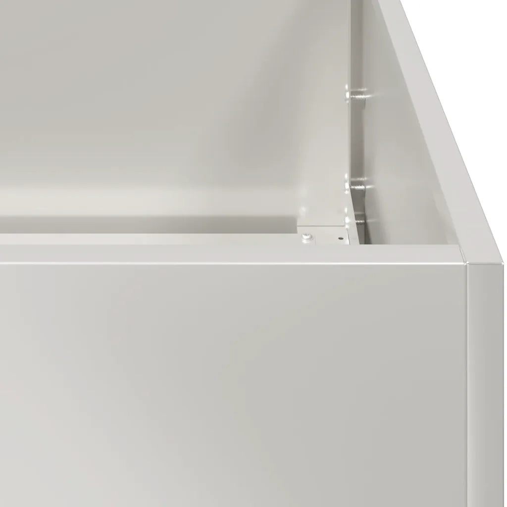 Fioriera 360x40x40 cm in Acciaio Inox 860700