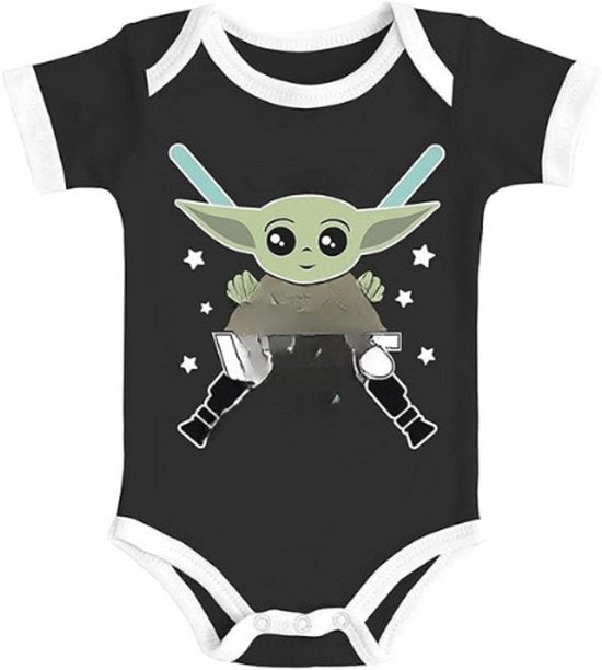 Camicia da Bambino con Slogan – Episodio 1 – La Forza È Ora – Parodia di Yoda – Regalo Divertente – Nero Bianco – 12-18 Mesi – Unisex