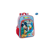 Trade Shop - Zaino Scuola Elementare Media Zainetto 30x40x16 Cm Mickey Mouse Topolino Disney -