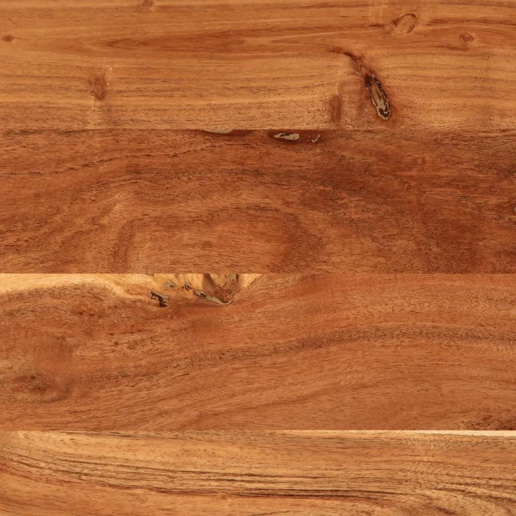 Mobile Porta TV 80x34x46 cm in Legno Massello di Acacia