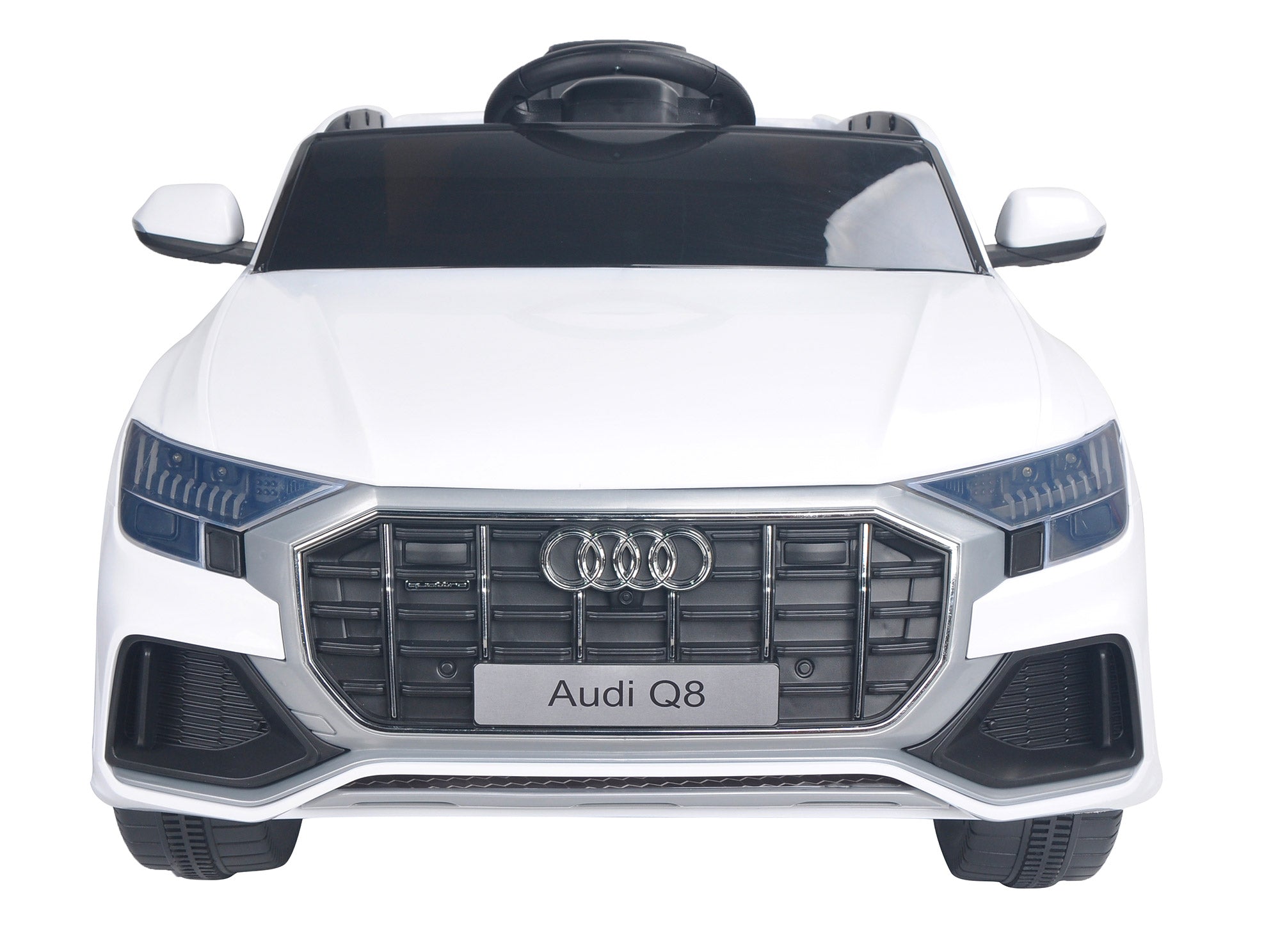 Macchina Elettrica per Bambini 12V con Licenza Audi Q8 Bianca