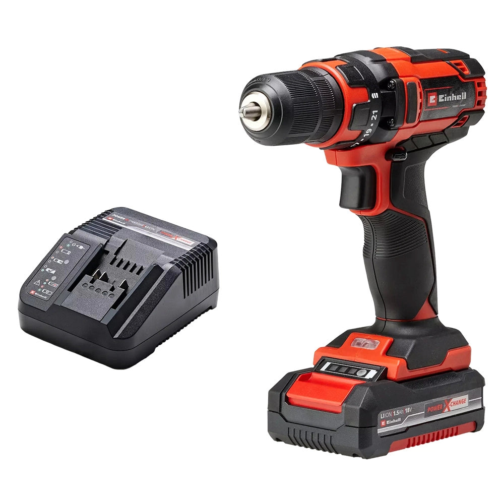 TRAPANO AVVITATORE A BATTERIA 'TC-CD 18/35 LI' 18V - batteria 1,5 Ah Li-Ion  - EINHELL