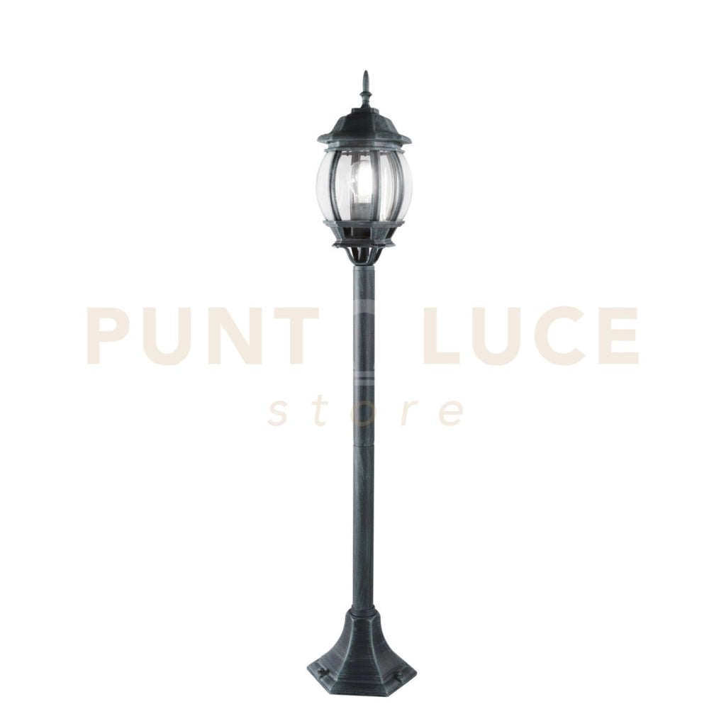 PALETTO SANTIAGO NERO E VERDE 1 LUCE ATTACCO E27 IP44 21X110,3CM