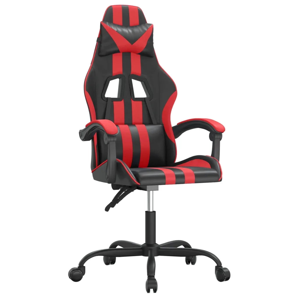 Sedia da Gaming | Sedia da e-sports Nera e Rossa in Similpelle