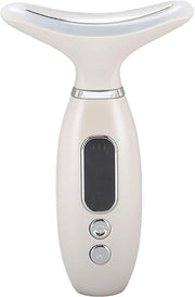 Apparecchio di massaggi per la cura della pelle con 4 colori LED, testa e viso - 3 velocità regolabili - Strumento di massaggio multifunzionale - Portatile