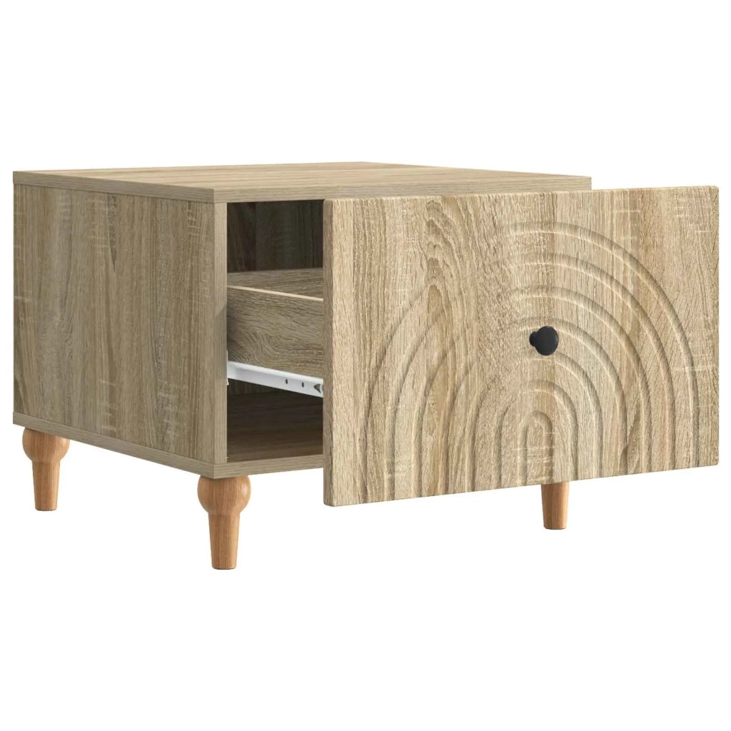 Tavolino da salotto con cassetto Rovere Sonoma 49 x 50 x 40 cm 894277