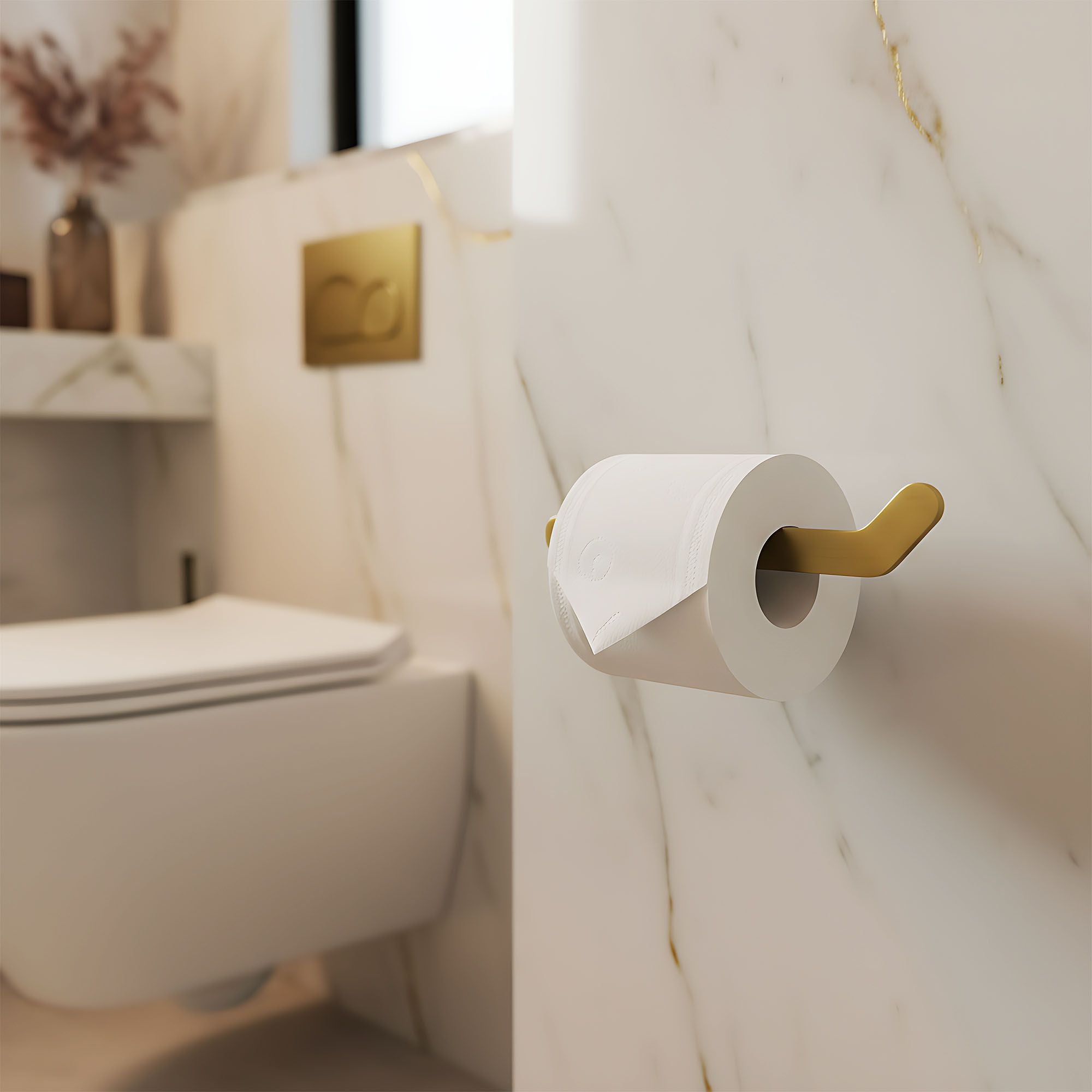 Porta Carta Igienica 109 Til Brush Gold