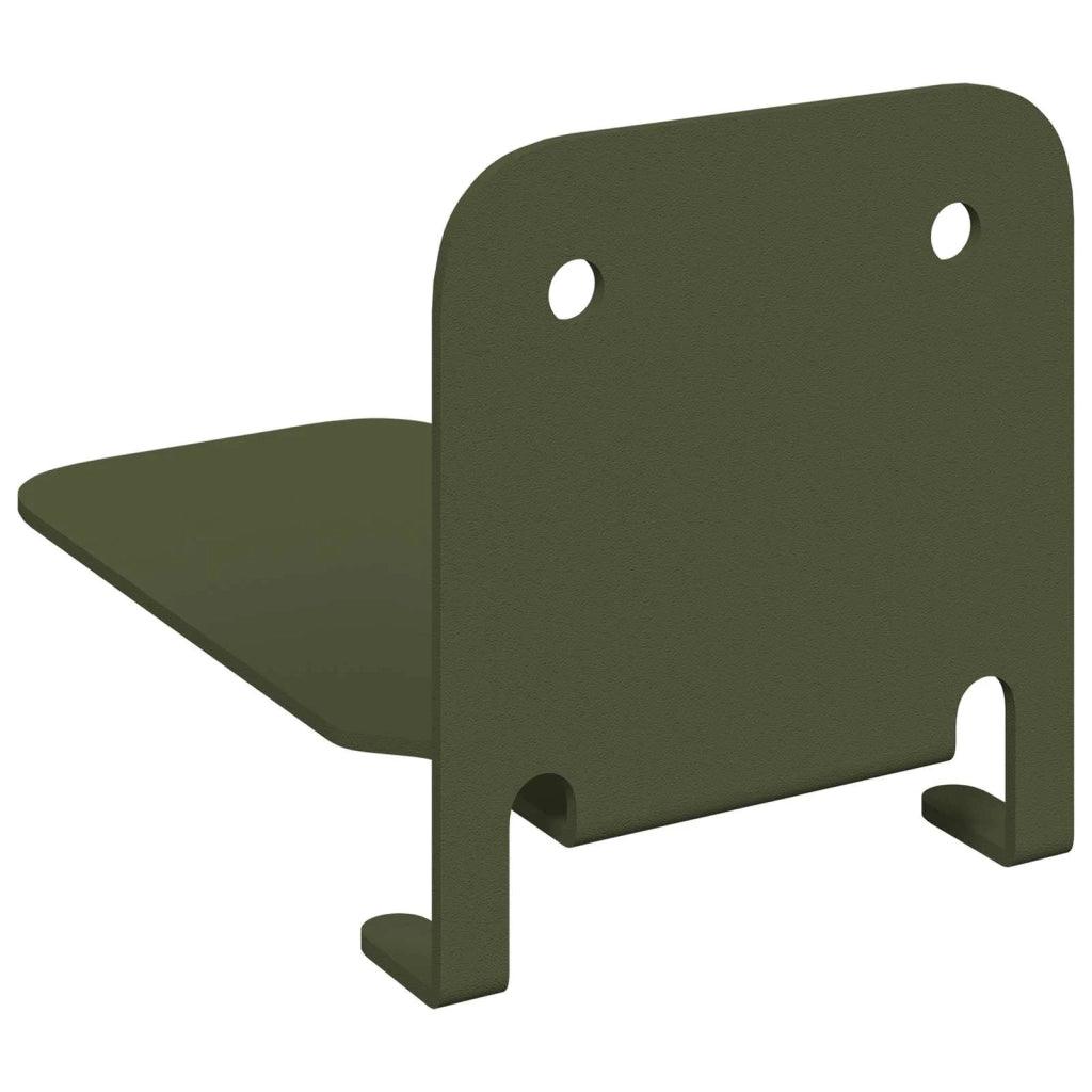Mensola sospesa 4 pcs Verde oliva 6 x 10,8 x 6,6 cm 8004068