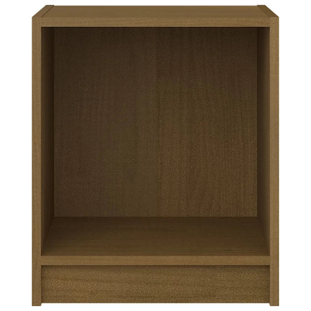 Comodini Marrone Ambra 2 pz 35,5x33,5x41,5 cm in Legno di Pino 809926